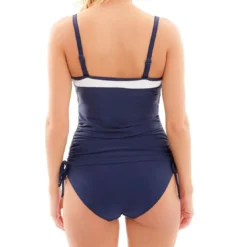 Panache maillotsTankini bandeau- Bleu