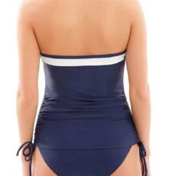 Panache maillotsTankini bandeau- Bleu