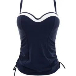 Panache maillotsTankini bandeau- Bleu