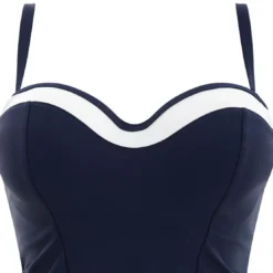 Panache maillotsTankini bandeau- Bleu