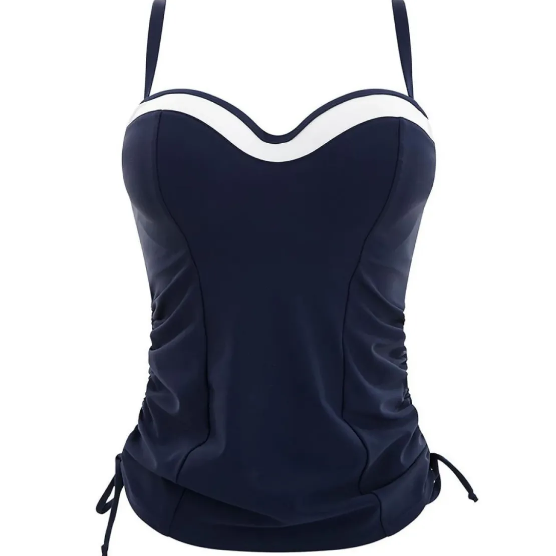 Panache maillotsTankini bandeau- Bleu
