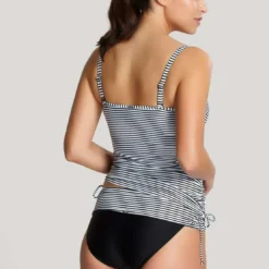 Panache maillotsTankini Bandeau Blanc-Multicolore- Anya Stripe