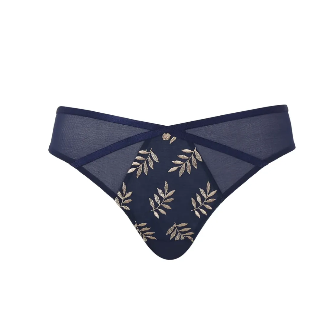 PanacheSlip Bresilien - Bleu et Champagne- Tango