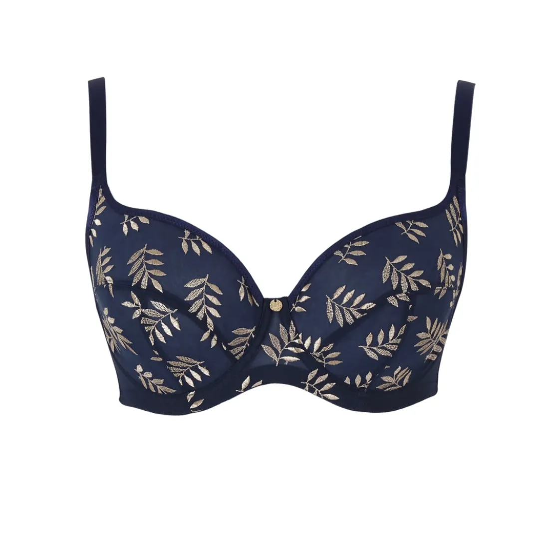 PanacheSoutien-gorge balconnet - Bleu et Champagne- Tango