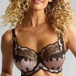 PanacheSoutien Gorge emboîtant Clara - Noir et Rose- Clara