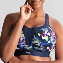 PanacheSoutien Gorge Sport Coque sans Armatures Graphic bleu- Soutien Gorge Sport Coque sans Armatures