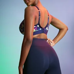 PanacheSoutien Gorge Sport Coque sans Armatures Graphic bleu- Soutien Gorge Sport Coque sans Armatures