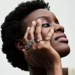 PandoraBague Cercles de l’Éternité Rouge Ardent