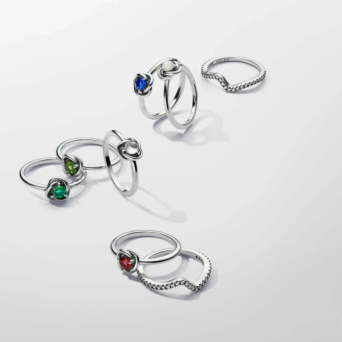 PandoraBague Cercles de l’Éternité Verte
