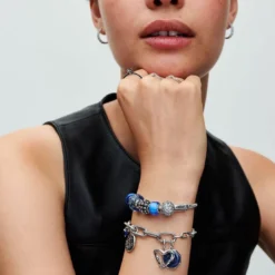 PandoraBague Cœur Chakra Noir Pandora ME