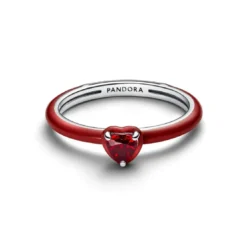PandoraBague Cœur Chakra Rouge