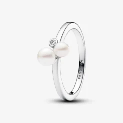 PandoraBague Duo de Perles de Culture Argent 193156C01