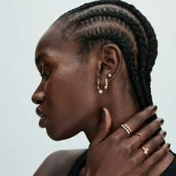 PandoraBague Ouverte Perles de Culture et Pavé