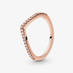 PandoraBague Pandora 186316CZ - Bague Voeu Scintillant Pandora Rose Femme