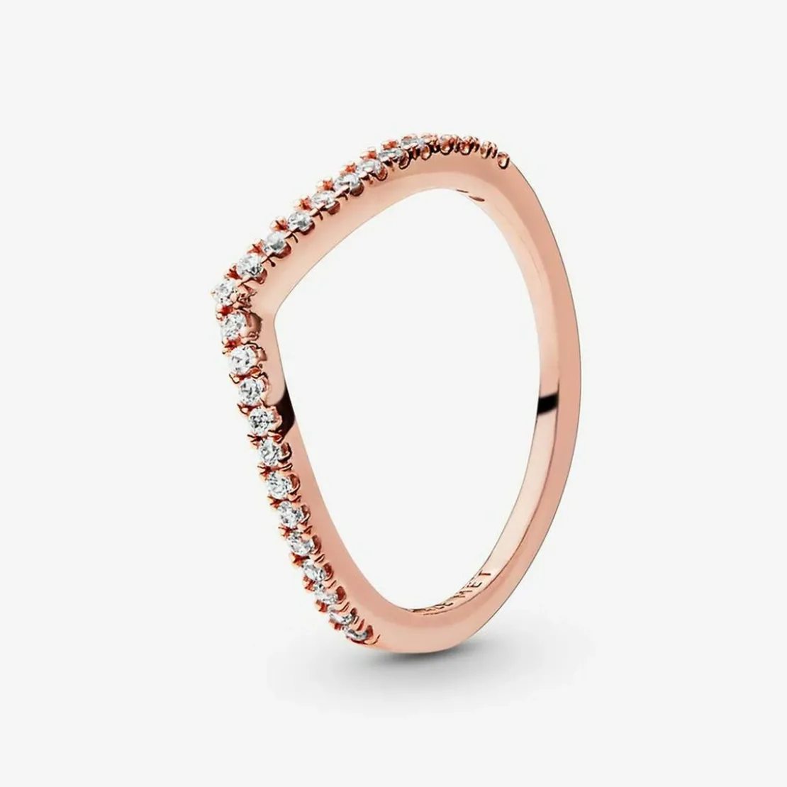 PandoraBague Pandora 186316CZ - Bague Voeu Scintillant Pandora Rose Femme