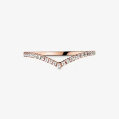 PandoraBague Pandora 186316CZ - Bague Voeu Scintillant Pandora Rose Femme