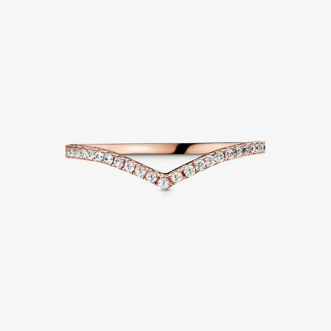 PandoraBague Pandora 186316CZ - Bague Voeu Scintillant Pandora Rose Femme