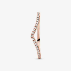 PandoraBague Pandora 186316CZ - Bague Voeu Scintillant Pandora Rose Femme