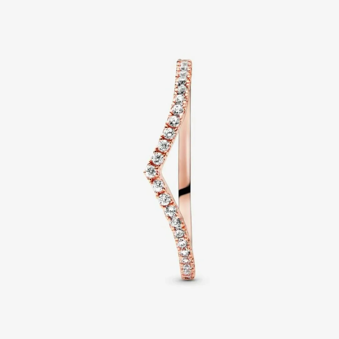PandoraBague Pandora 186316CZ - Bague Voeu Scintillant Pandora Rose Femme