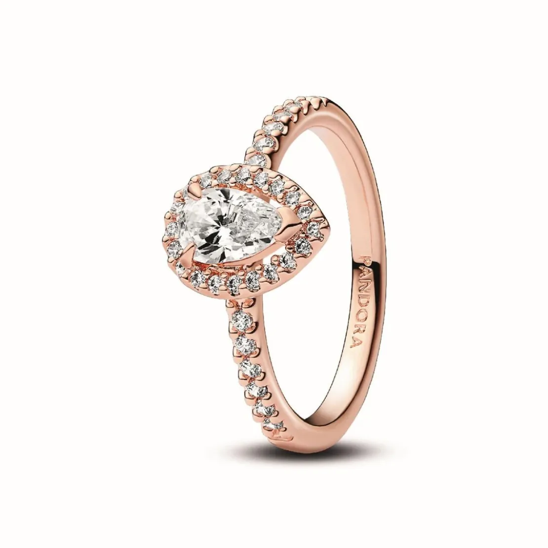 PandoraBague Pandora Timeless - Halo Poire Scintillant
