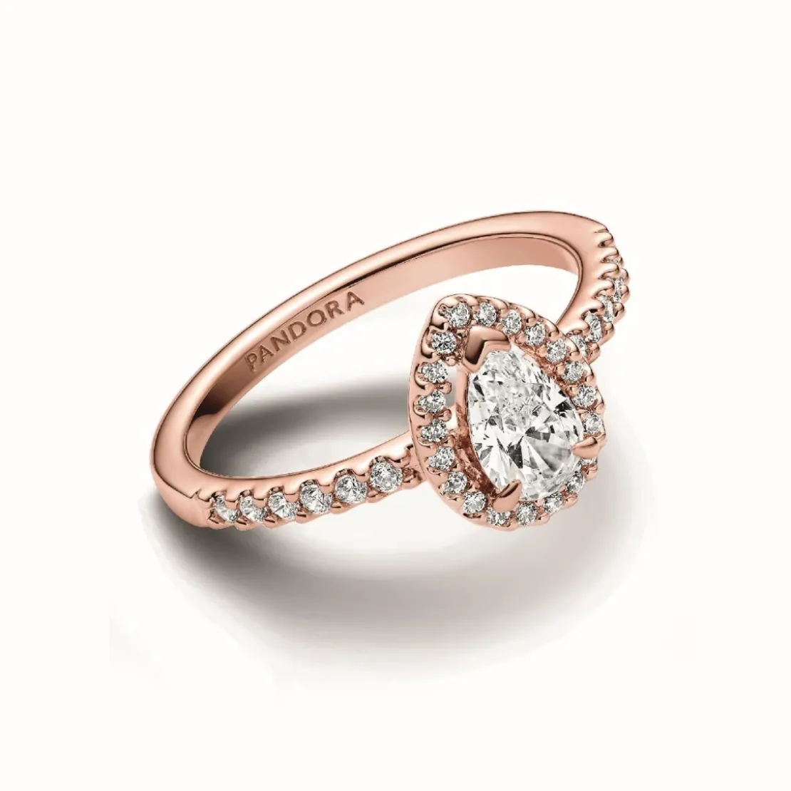 PandoraBague Pandora Timeless - Halo Poire Scintillant