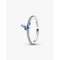 PandoraBague Papillon Bleuet Scintillante