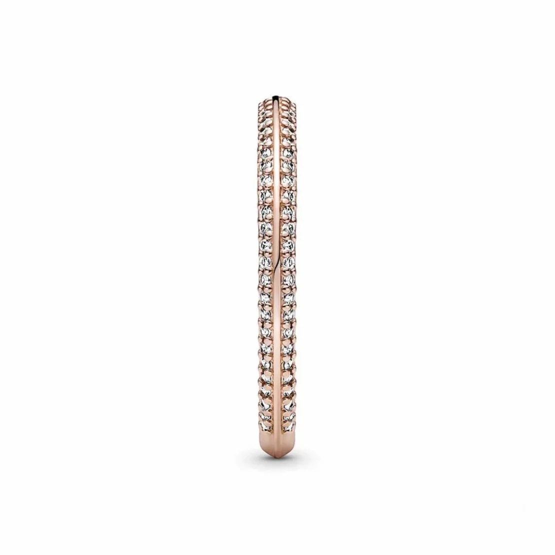 PandoraBague Pavée ronde Pandora ME - Métal Doré à l'or Rose fin 585/1000