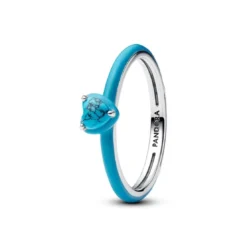 PandoraBague Pierre Cœur Turquoise