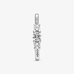 PandoraBague trois pierres rondes Pandora Timeless