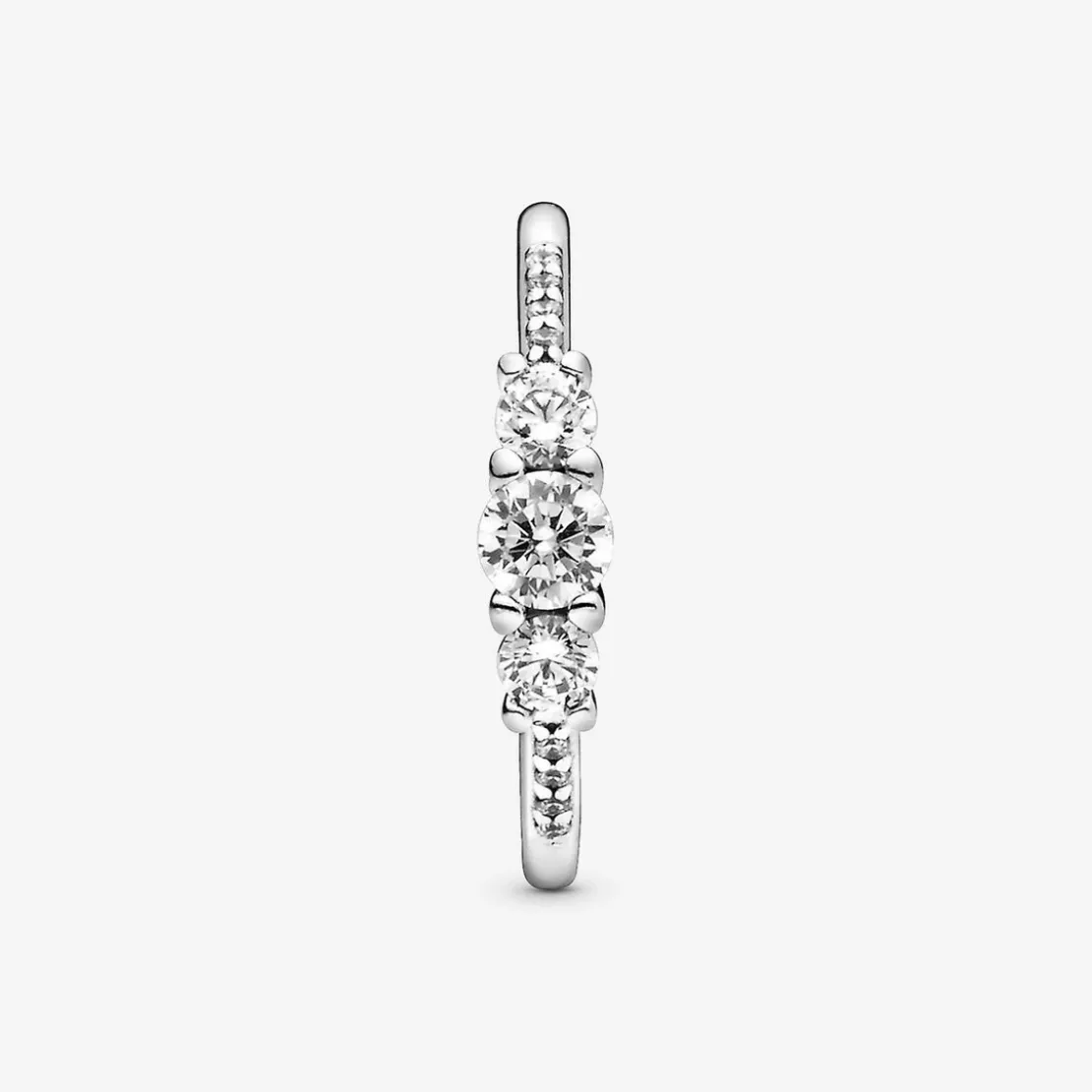 PandoraBague trois pierres rondes Pandora Timeless