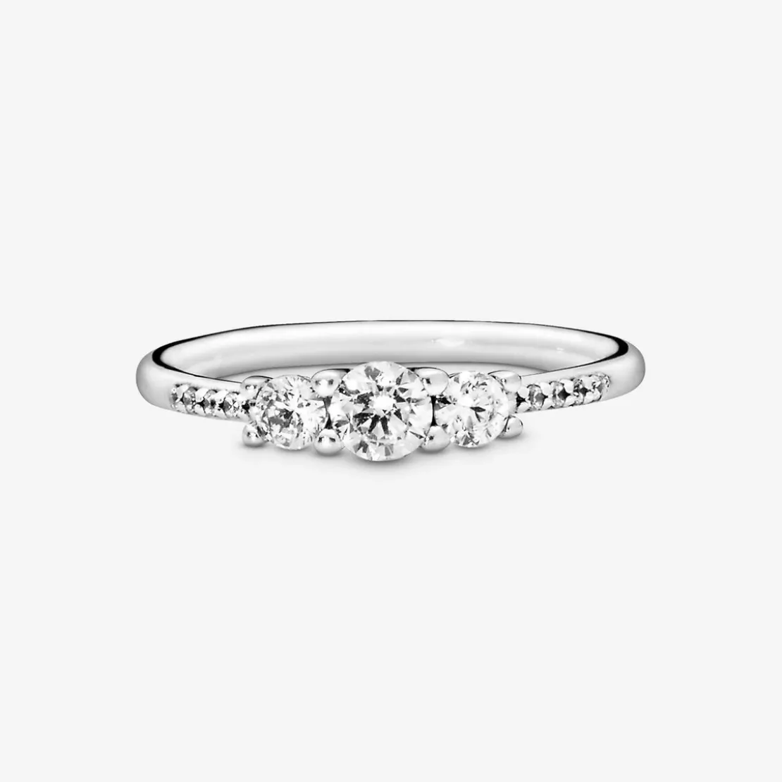 PandoraBague trois pierres rondes Pandora Timeless