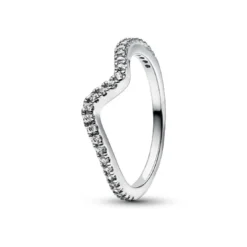 PandoraBague Vague Scintillante argent