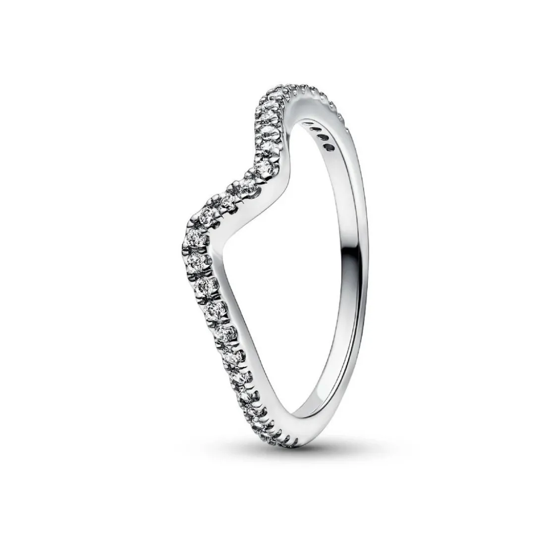 PandoraBague Vague Scintillante argent
