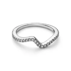 PandoraBague Vague Scintillante argent