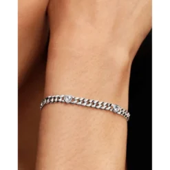 PandoraBracelet Maille Cubaine Cœurs