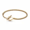 PandoraBracelet Pandora Moments Maille Serpent Barre en T & Cœur - Doré