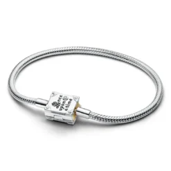 PandoraBracelet Princesses Disney Maille Serpent Livre de Contes et Diamant de Synthèse