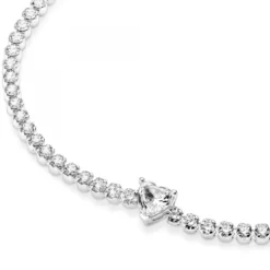 PandoraBracelet Rivière Cœur Scintillant Pandora Timeless - Argent