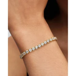 PandoraBracelet Rivière Scintillement Audacieux Doré