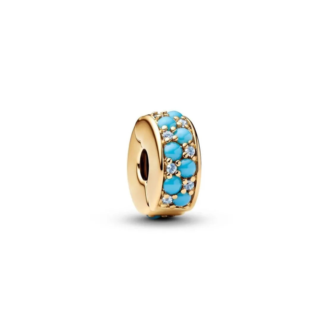 PandoraCharm Clip Bleu Azur