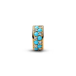 PandoraCharm Clip Bleu Azur