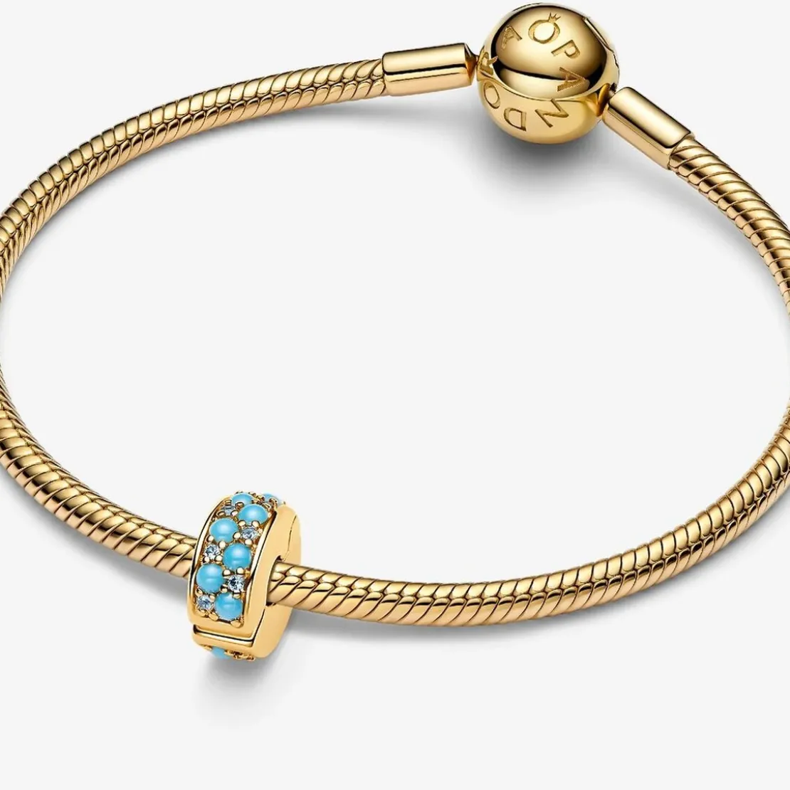 PandoraCharm Clip Bleu Azur