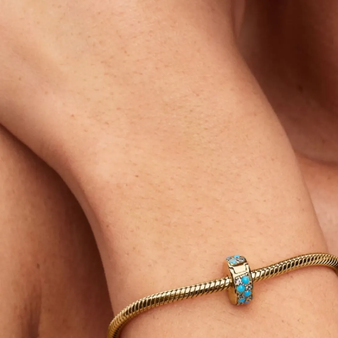 PandoraCharm Clip Bleu Azur