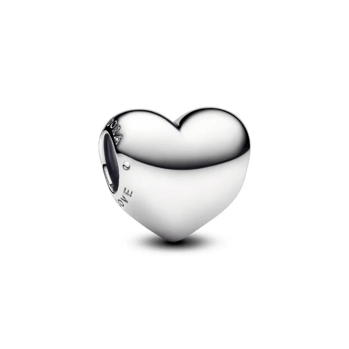PandoraCharm Cœur Gravable Be Love Argent