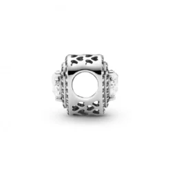 PandoraCharm Cœurs Nivelés Scintillant Pandora Timeless - Argent
