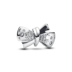 PandoraCharm Nœud Scintillant Argent