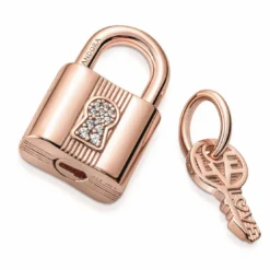 PandoraCharm Pandora moments Cadenas & clé - Rose gold