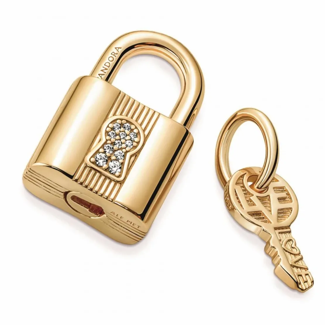 PandoraCharm Pandora moments Cadenas & Clé - Doré