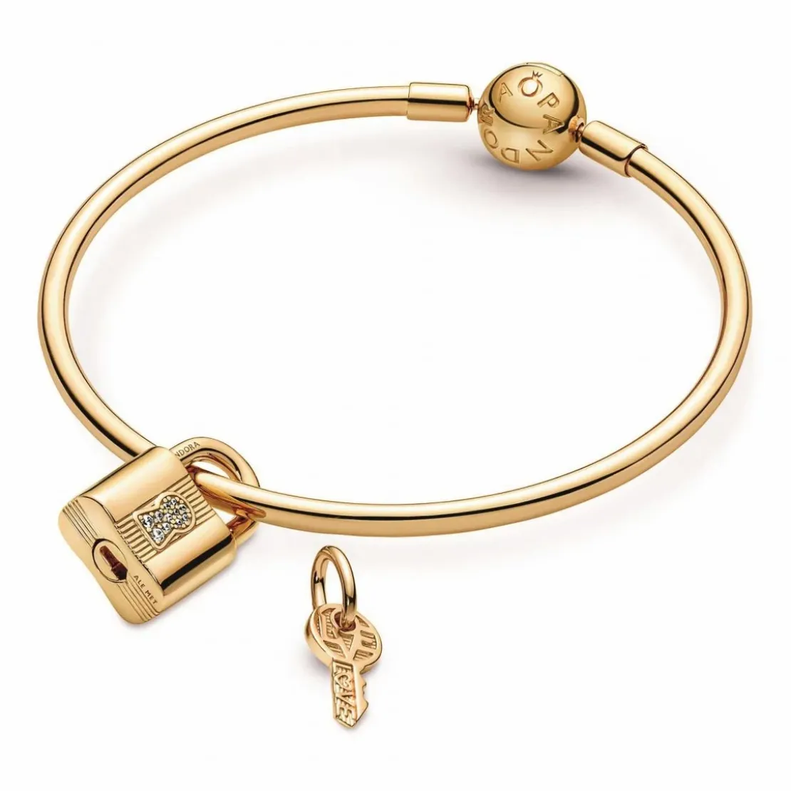 PandoraCharm Pandora moments Cadenas & Clé - Doré