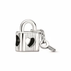PandoraCharm Pandora Moments Cadenas & Clé Cœur - Argent